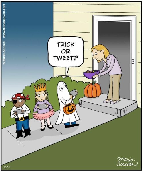 Funny on Sunday: Trick or tweet – From experience to meaning…